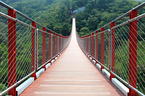 출렁다리 이미지